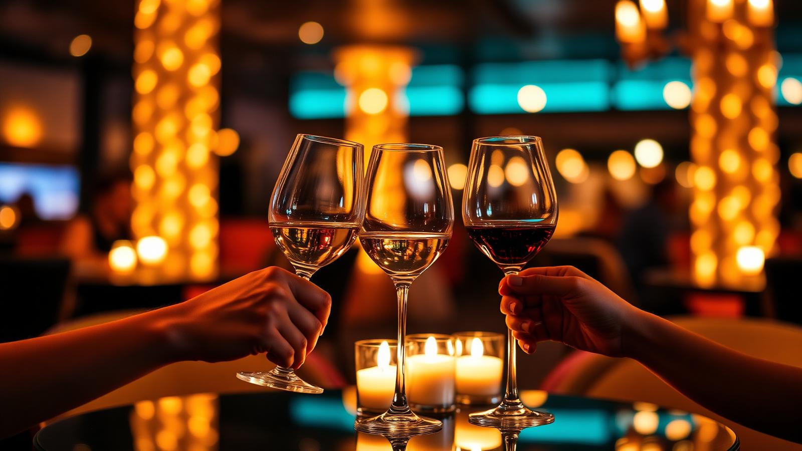Två siluetter i en bar — symbol för diskreta möten